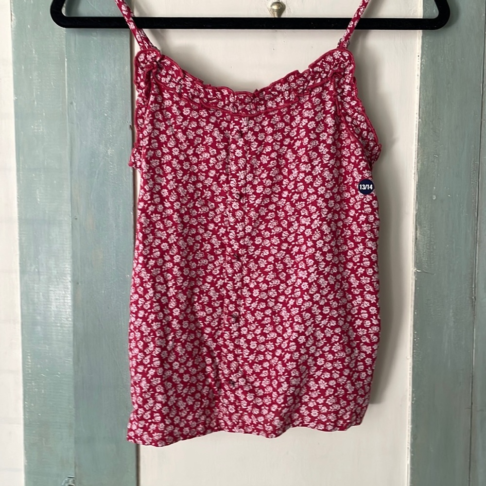 NWT girls Abercrombie kids cami top size 13/14